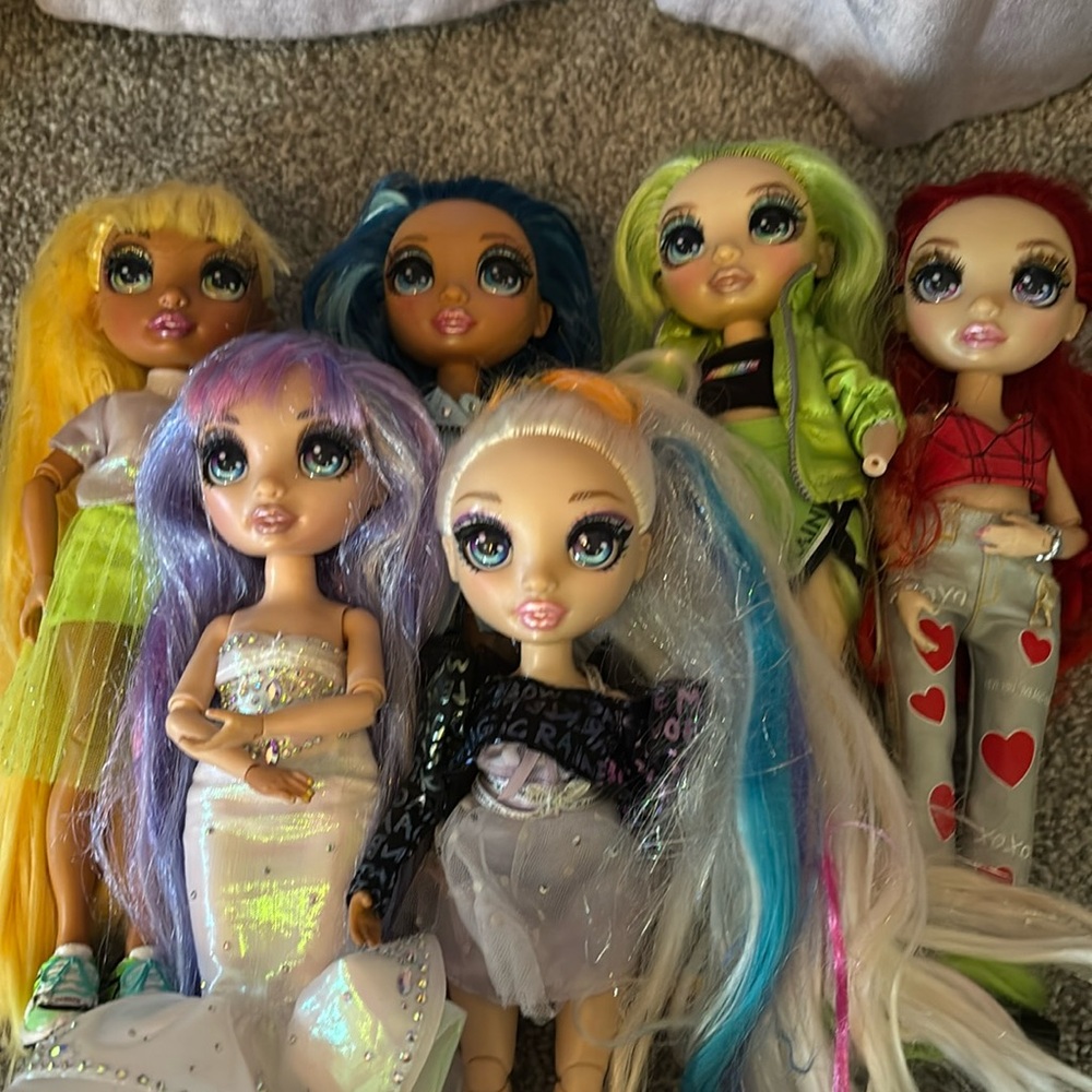 Set of 6 Rainbow High Dolls - Original Releases!